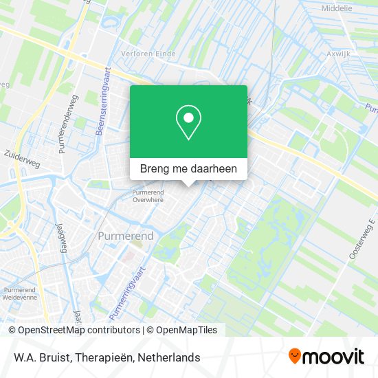 W.A. Bruist, Therapieën kaart