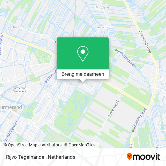 Rijvo Tegelhandel kaart