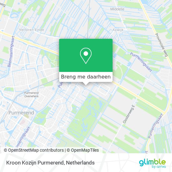 Kroon Kozijn Purmerend kaart