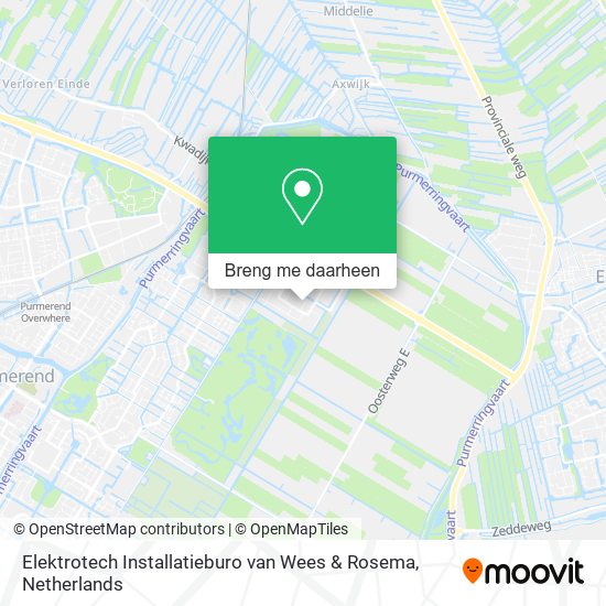 Elektrotech Installatieburo van Wees & Rosema kaart