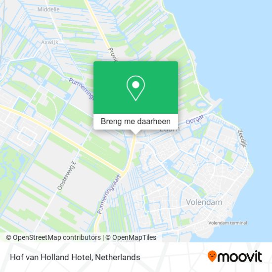 Hof van Holland Hotel kaart