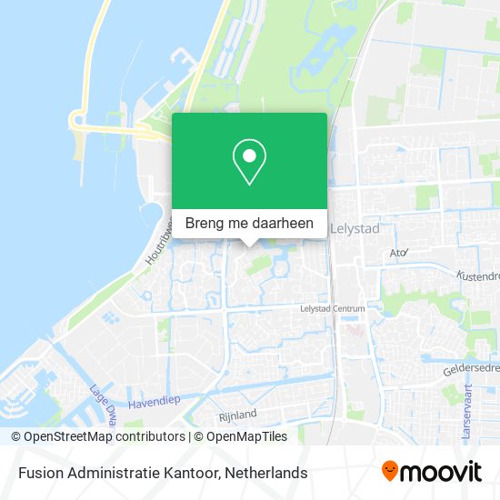 Fusion Administratie Kantoor kaart