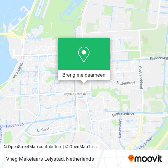 Vlieg Makelaars Lelystad kaart