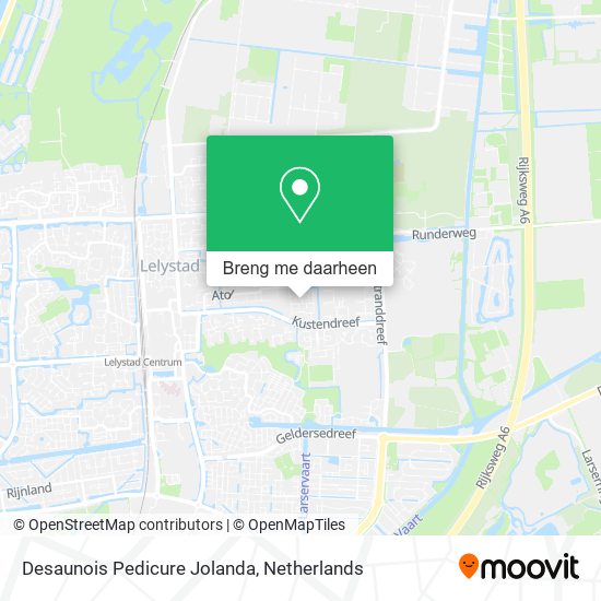 Desaunois Pedicure Jolanda kaart