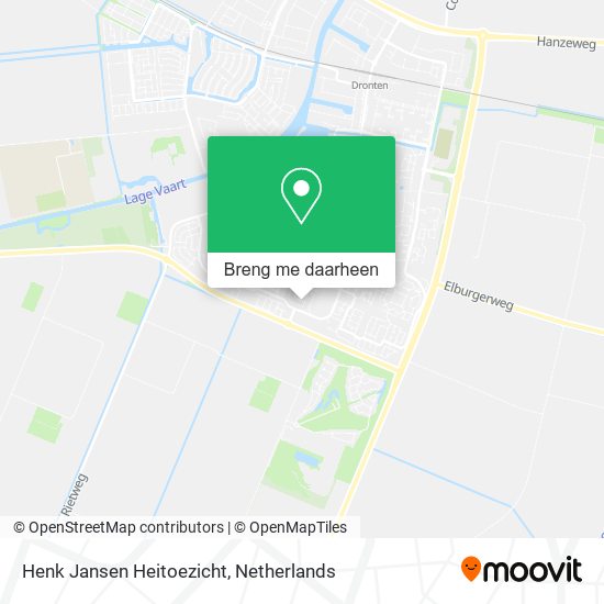 Henk Jansen Heitoezicht kaart