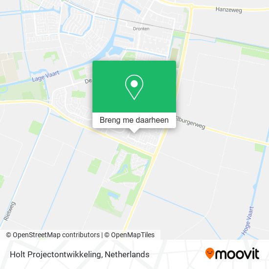 Holt Projectontwikkeling kaart