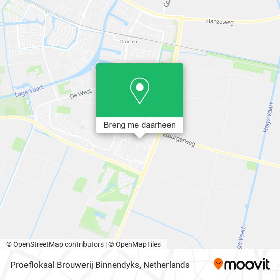 Proeflokaal Brouwerij Binnendyks kaart