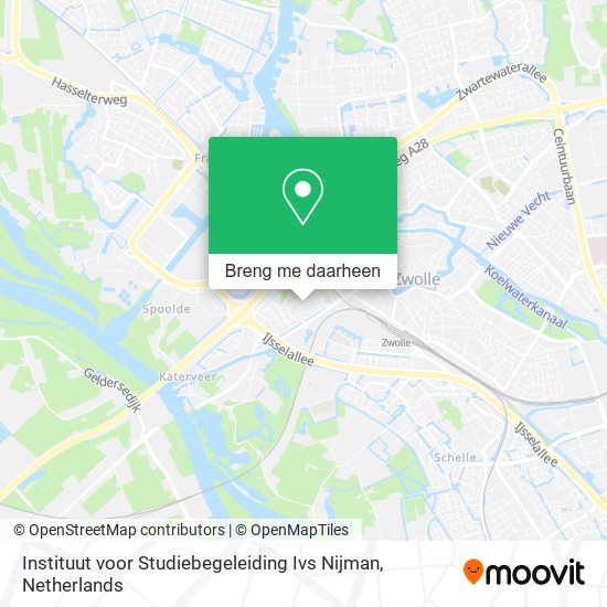 Instituut voor Studiebegeleiding Ivs Nijman kaart