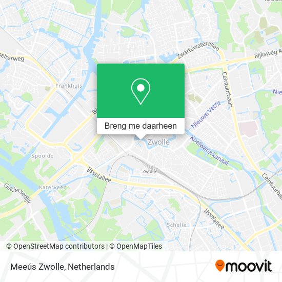 Meeús Zwolle kaart