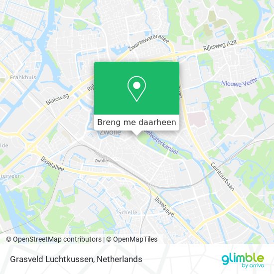 Grasveld Luchtkussen kaart