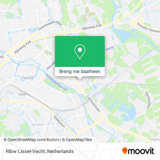 Ribw IJssel-Vecht kaart
