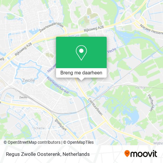 Regus Zwolle Oosterenk kaart