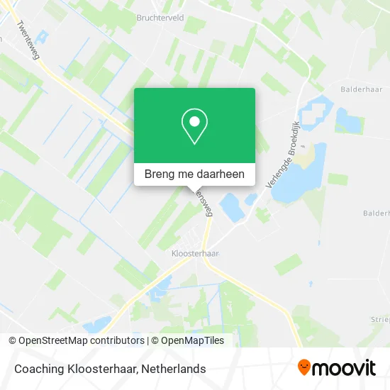 Coaching Kloosterhaar kaart