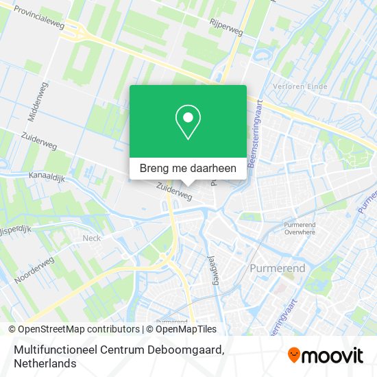 Multifunctioneel Centrum Deboomgaard kaart