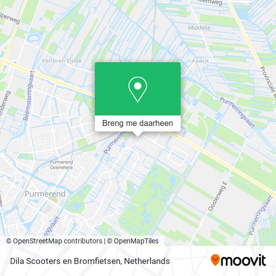Dila Scooters en Bromfietsen kaart