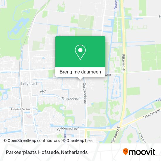 Parkeerplaats Hofstede kaart