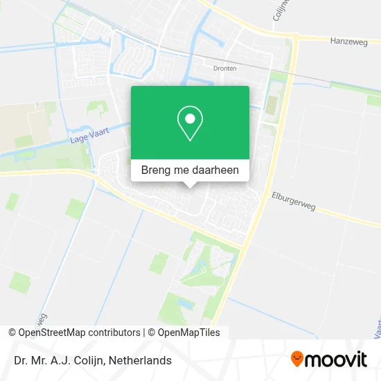Dr. Mr. A.J. Colijn kaart