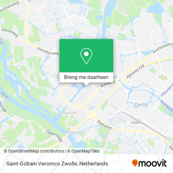 Saint-Gobain Veromco Zwolle kaart