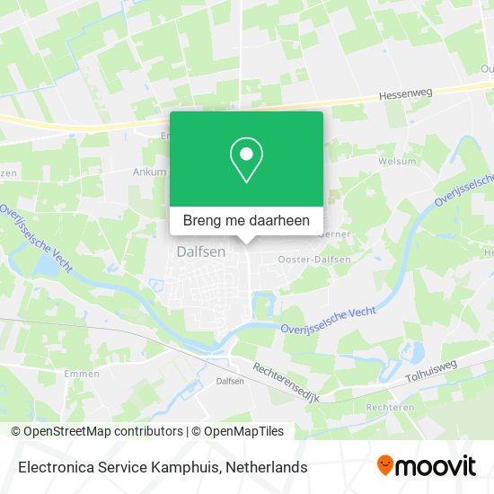 Electronica Service Kamphuis kaart