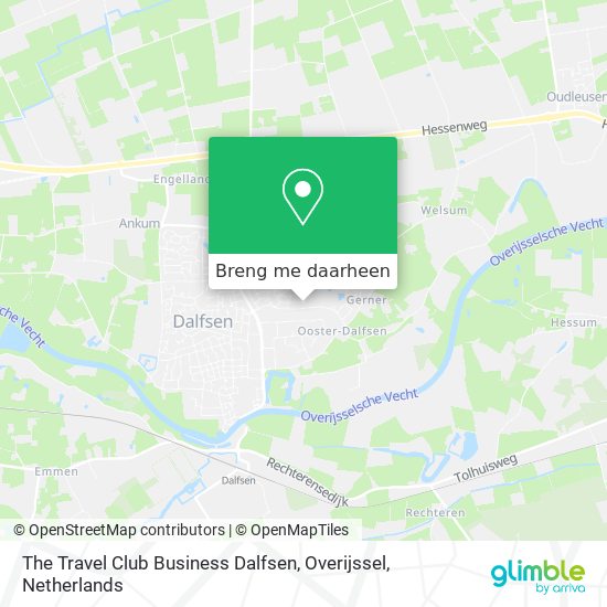 The Travel Club Business Dalfsen, Overijssel kaart