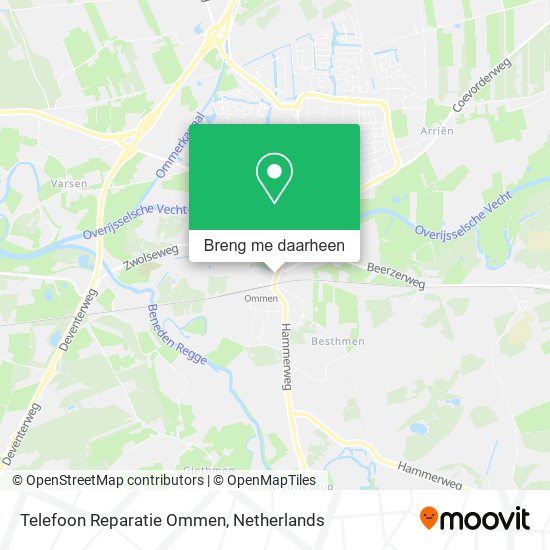 Telefoon Reparatie Ommen kaart