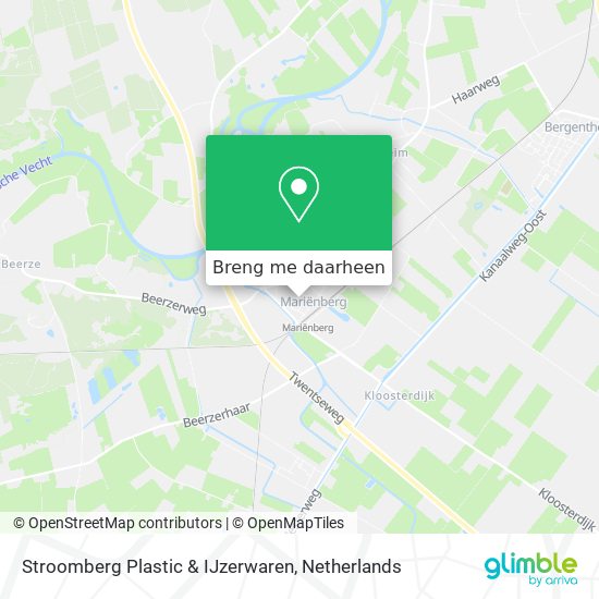 Stroomberg Plastic & IJzerwaren kaart