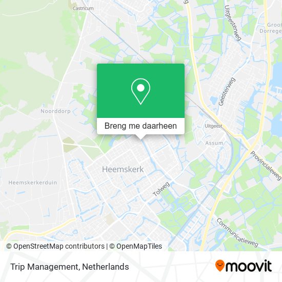 Trip Management kaart