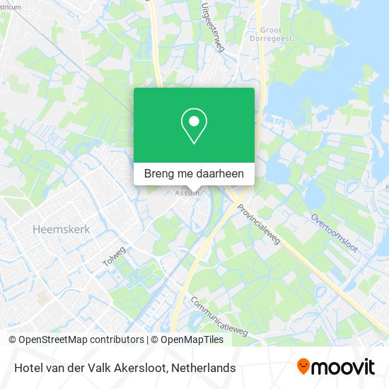 Hotel van der Valk Akersloot kaart