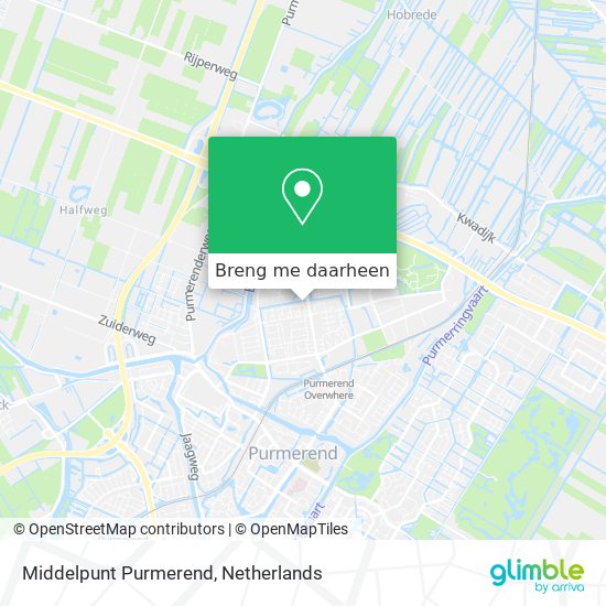 Middelpunt Purmerend kaart