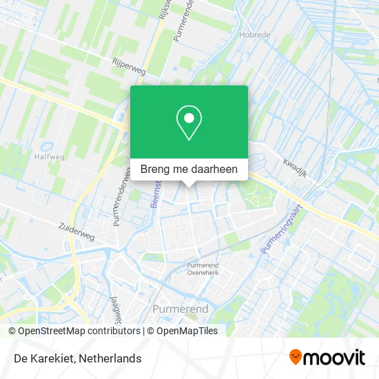 De Karekiet kaart