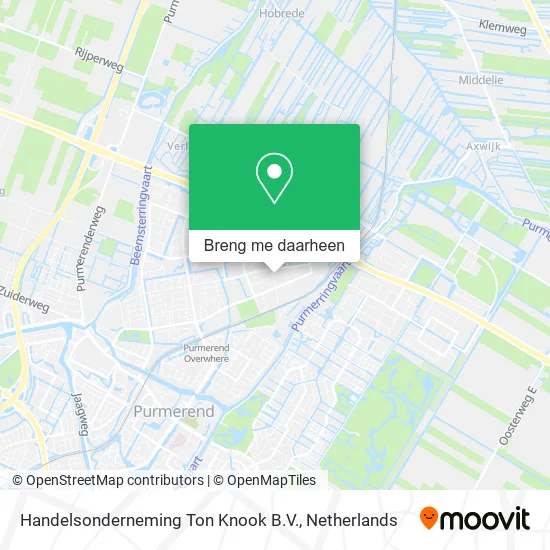 Handelsonderneming Ton Knook B.V. kaart