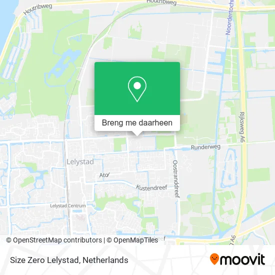 Size Zero Lelystad kaart
