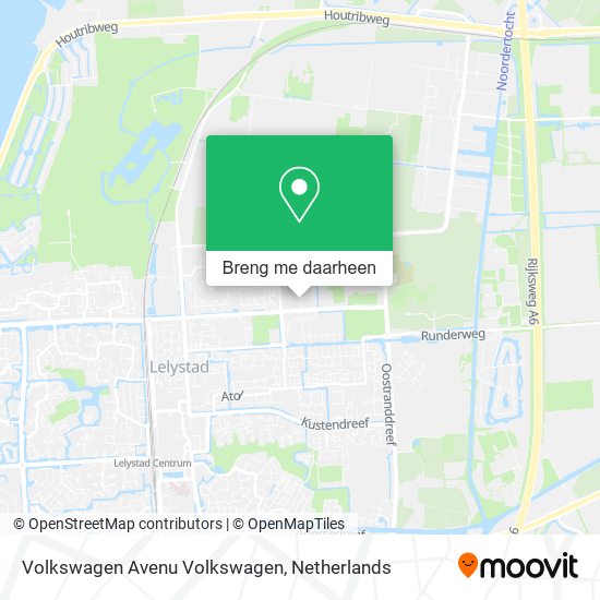 Volkswagen Avenu Volkswagen kaart
