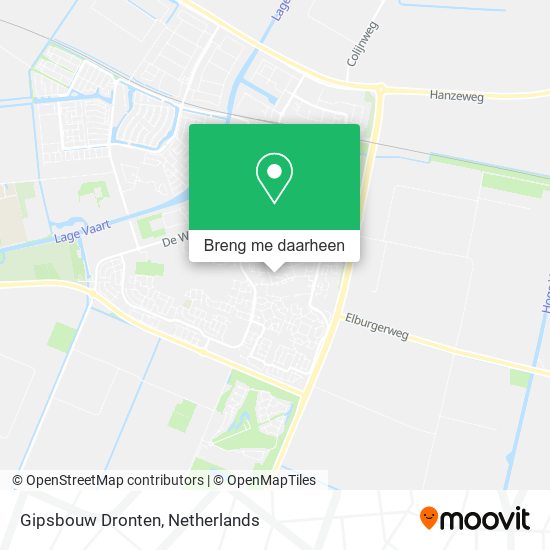 Gipsbouw Dronten kaart