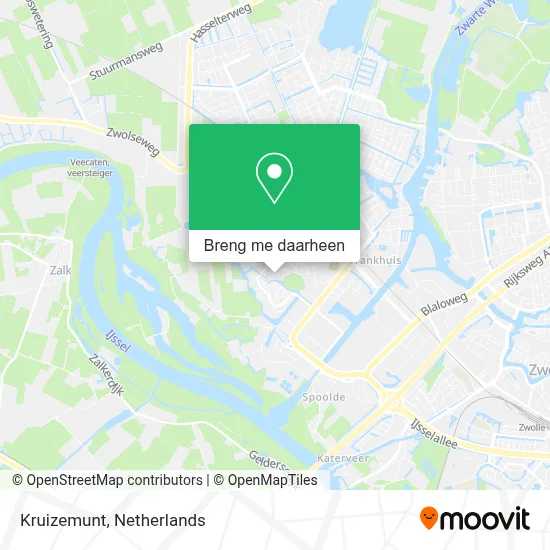 Kruizemunt kaart