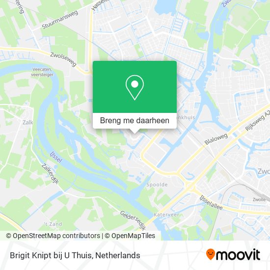 Brigit Knipt bij U Thuis kaart