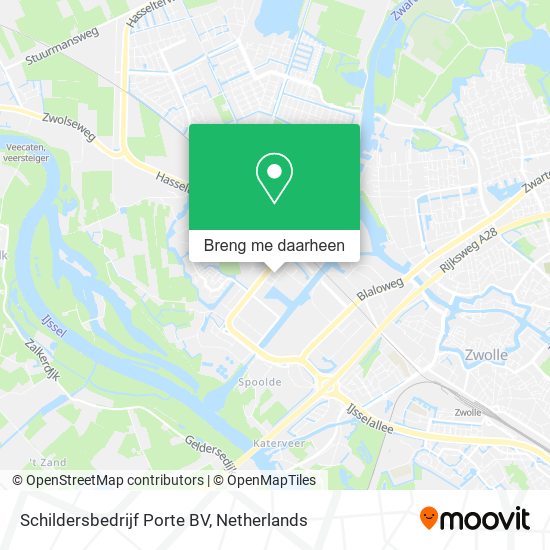 Schildersbedrijf Porte BV kaart