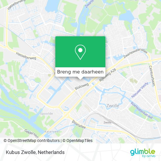 Kubus Zwolle kaart