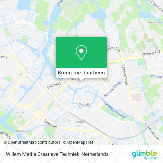 Willem Media Creatieve Techniek kaart