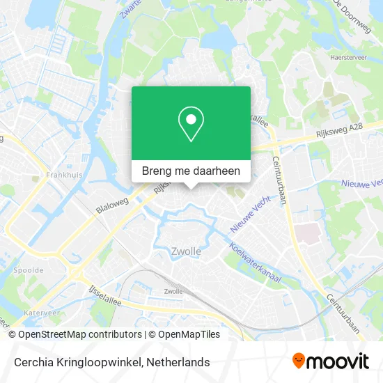 Cerchia Kringloopwinkel kaart