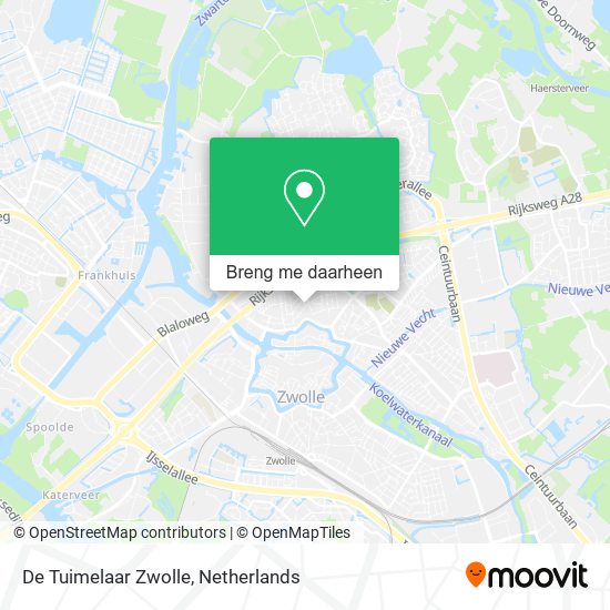 De Tuimelaar Zwolle kaart