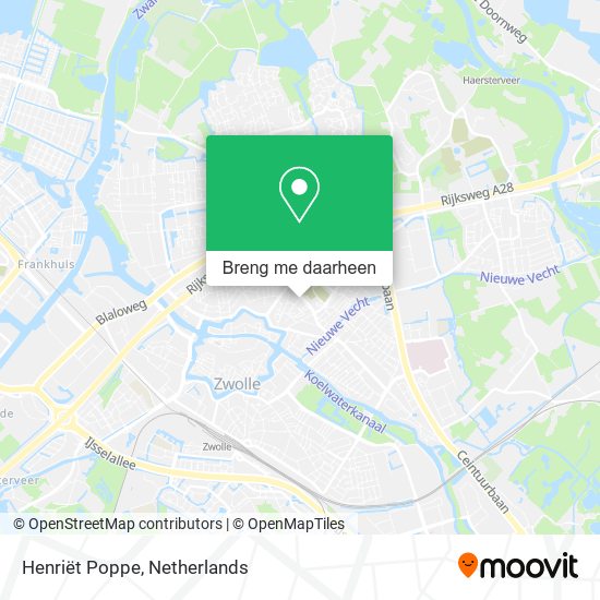 Henriët Poppe kaart