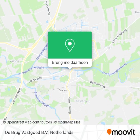 De Brug Vastgoed B.V. kaart