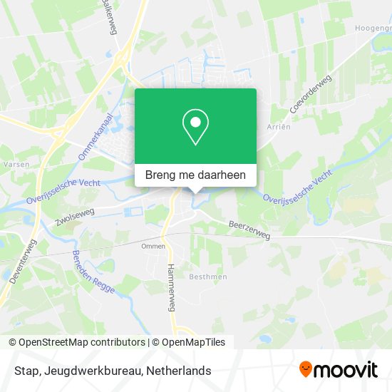 Stap, Jeugdwerkbureau kaart