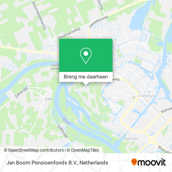 Jan Boom Pensioenfonds B.V. kaart