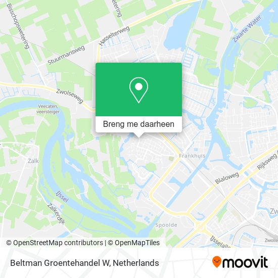 Beltman Groentehandel W kaart