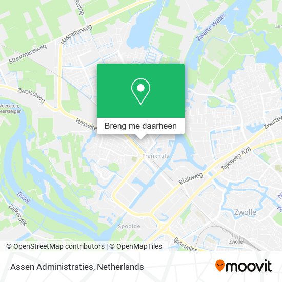 Assen Administraties kaart