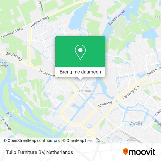 Tulip Furniture BV kaart