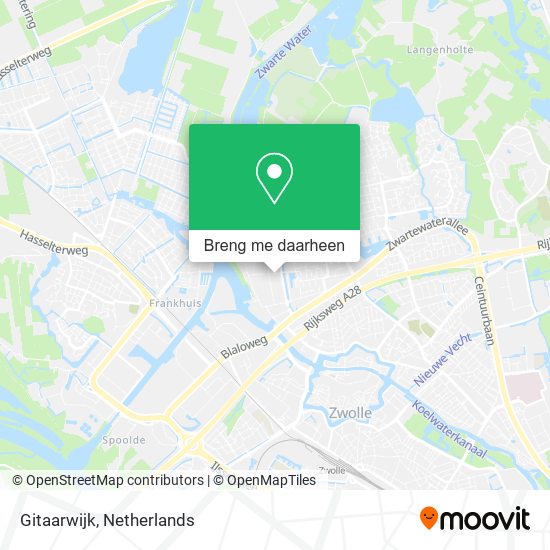 Gitaarwijk kaart