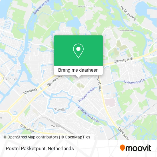Postnl Pakketpunt kaart